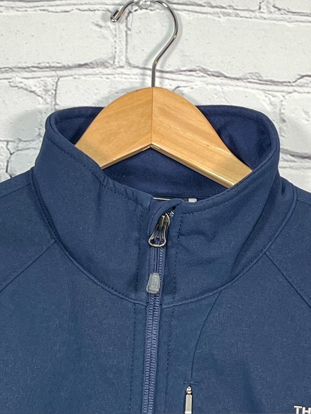 The North Face Apex Bionic Jacket Womens Large Blue Softshell Windproof Full Zip - Picture 3 of 12